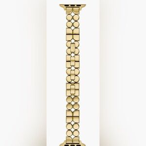 Kate Spade Noel 16mm Apple Watch bracelet watchband in Gold Tone Stainless Steel
